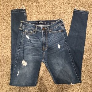 High Rise Super Skinny Hollister jeans